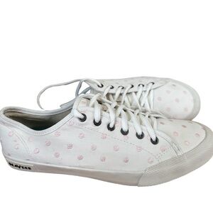 SeaVees poplin Monterey Embroidered Sneakers size 9